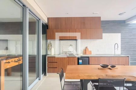 Studio para alugar com 27m², 1 quarto e sem vaga Studio para alugar com 27m², 1 quarto e sem vagaÁrea comum - Churrasqueira