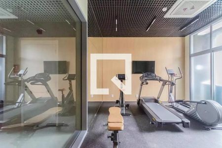 Studio para alugar com 27m², 1 quarto e sem vaga Studio para alugar com 27m², 1 quarto e sem vagaÁrea comum - Academia