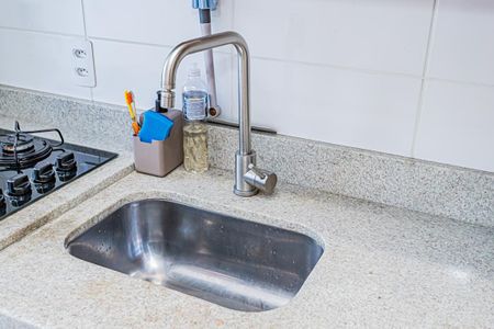 Apartamento para alugar com 44m², 2 quartos e 1 vaga Apartamento para alugar com 44m², 2 quartos e 1 vagaCozinha e Área de Serviço