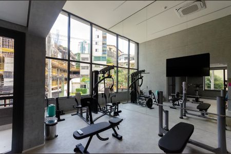 Studio para alugar com 26m², 1 quarto e sem vagaAcademia
