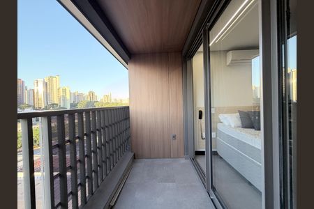 Apartamento para alugar com 25m², 1 quarto e sem vagaSacada