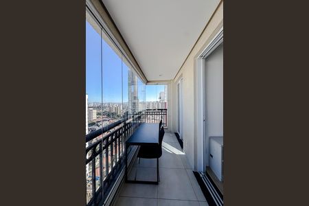 Varanda da Sala de apartamento à venda com 1 quarto, 50m² em Jardim Anália Franco, São Paulo