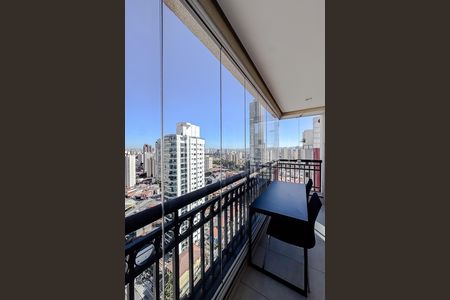 Varanda da Sala de apartamento à venda com 1 quarto, 50m² em Jardim Anália Franco, São Paulo