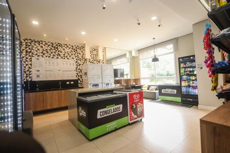 Apartamento à venda com 38m², 1 quarto e 1 vagaLavanderia e Mini Mercado