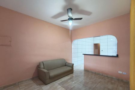 Sala de casa para alugar com 2 quartos, 98m² em Vila Caiçara, Praia Grande