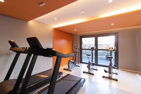 Apartamento para alugar com 26m², 1 quarto e sem vaga Apartamento para alugar com 26m², 1 quarto e sem vagaÁrea comum - Academia