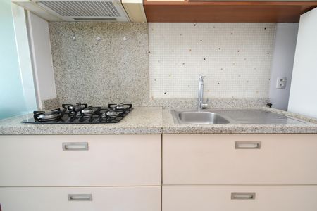 Apartamento para alugar com 52m², 2 quartos e 1 vagaDetalhe da cozinha