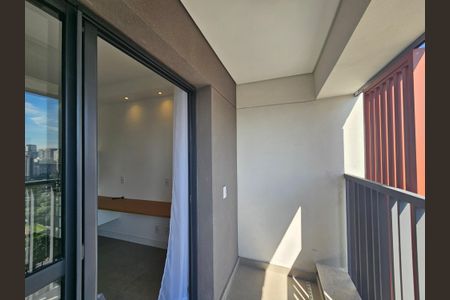 Studio à venda com 24m², 1 quarto e sem vagaVaranda