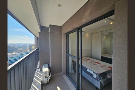 Studio à venda com 24m², 1 quarto e sem vagaVaranda