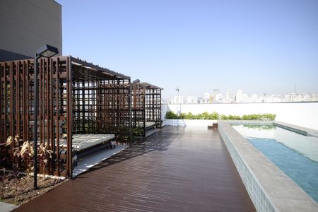 Studio à venda com 24m², 1 quarto e sem vagaPiscina