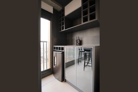 Studio para alugar com 36m², 1 quarto e 1 vagaVaranda