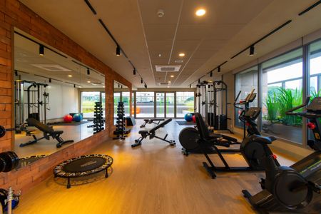 Studio para alugar com 20m², 1 quarto e sem vaga Studio para alugar com 20m², 1 quarto e sem vagaÁrea comum - Academia