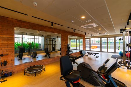 Studio para alugar com 20m², 1 quarto e sem vaga Studio para alugar com 20m², 1 quarto e sem vagaÁrea comum - Academia