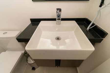 Studio para alugar com 20m², 1 quarto e sem vaga Studio para alugar com 20m², 1 quarto e sem vagaBanheiro