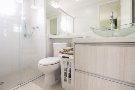 Apartamento para alugar com 64m², 2 quartos e 1 vagaBanheiro da Suíte