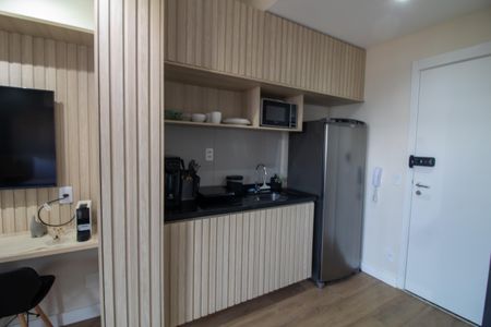 Studio à venda com 27m², 1 quarto e sem vagaCozinha