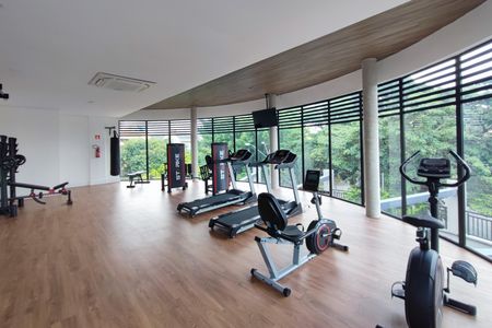 Apartamento à venda com 100m², 2 quartos e 2 vagasÁrea comum - Academia