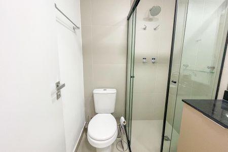 Studio para alugar com 24m², 1 quarto e sem vaga Studio para alugar com 24m², 1 quarto e sem vagaBanheiro