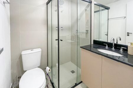 Studio para alugar com 24m², 1 quarto e sem vaga Studio para alugar com 24m², 1 quarto e sem vagaBanheiro
