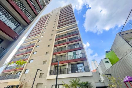 Studio para alugar com 24m², 1 quarto e sem vaga Studio para alugar com 24m², 1 quarto e sem vagaFachada do bloco