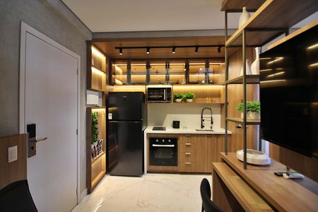 Studio à venda com 25m², 1 quarto e sem vagaSala/Cozinha