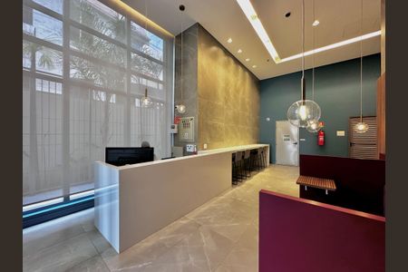 Studio à venda com 23m², 1 quarto e sem vaga Studio à venda com 23m², 1 quarto e sem vagaHall Social Bloco