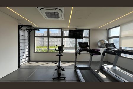 Studio para alugar com 27m², 1 quarto e sem vaga Studio para alugar com 27m², 1 quarto e sem vagaAcademia