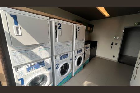 Studio para alugar com 27m², 1 quarto e sem vaga Studio para alugar com 27m², 1 quarto e sem vagaLavanderia