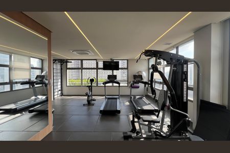 Studio para alugar com 27m², 1 quarto e sem vaga Studio para alugar com 27m², 1 quarto e sem vagaAcademia