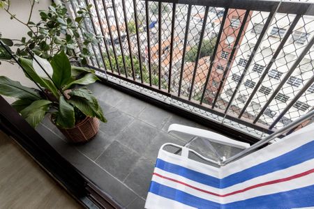 Varanda de apartamento para alugar com 3 quartos, 93m² em Barra Funda, São Paulo