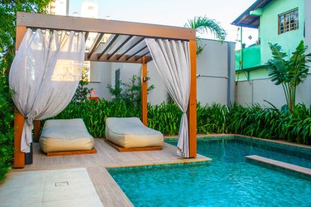 Studio à venda com 27m², 1 quarto e 1 vagaPiscina