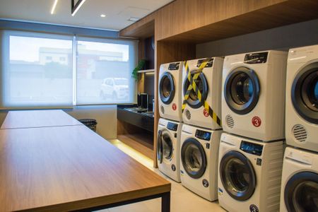 Studio à venda com 27m², 1 quarto e 1 vagaLavanderia