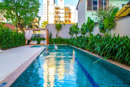 Studio à venda com 27m², 1 quarto e 1 vagaPiscina