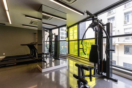 Studio para alugar com 44m², 1 quarto e sem vagaAcademia