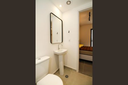 Studio à venda com 26m², 1 quarto e sem vaga Studio à venda com 26m², 1 quarto e sem vagaBanheiro