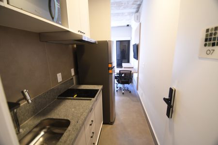 Studio para alugar com 17m², 1 quarto e sem vagaCozinha