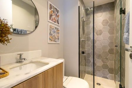 Apartamento à venda com 57m², 2 quartos e 1 vagaBanheiro social