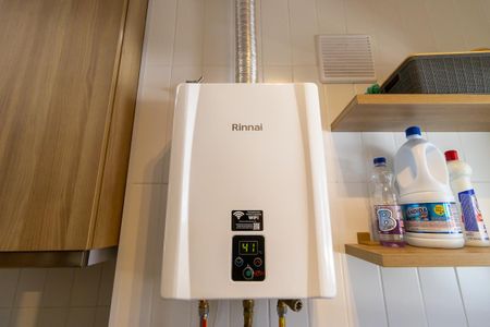 Apartamento à venda com 57m², 2 quartos e 1 vagaAquecedor