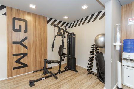 Apartamento para alugar com 32m², 1 quarto e sem vaga Apartamento para alugar com 32m², 1 quarto e sem vagaÁrea comum - Academia
