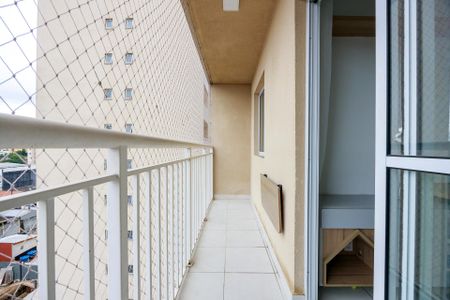 Sala - Varanda de apartamento para alugar com 1 quarto, 32m² em Vila das Belezas, São Paulo