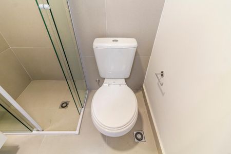 Studio para alugar com 25m², 1 quarto e sem vaga Studio para alugar com 25m², 1 quarto e sem vagaBanheiro