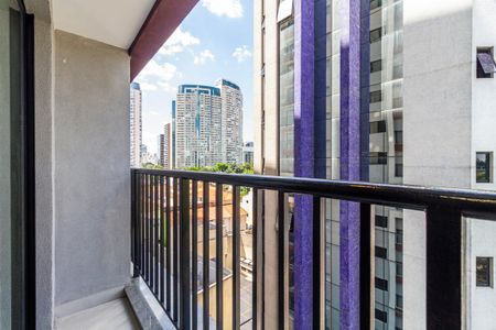 Studio para alugar com 25m², 1 quarto e sem vaga Studio para alugar com 25m², 1 quarto e sem vagaVaranda