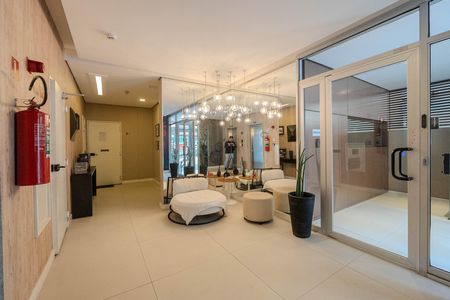 Studio para alugar com 22m², 1 quarto e sem vaga Studio para alugar com 22m², 1 quarto e sem vagaHall de entrada