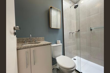 Casa para alugar com 91m², 2 quartos e 1 vaga Casa para alugar com 91m², 2 quartos e 1 vagaBanheiro Social