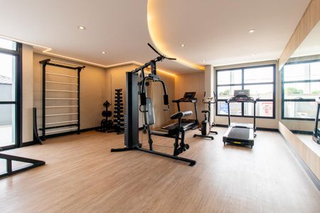 Apartamento para alugar com 48m², 2 quartos e 1 vaga Apartamento para alugar com 48m², 2 quartos e 1 vagaÁrea comum - Academia