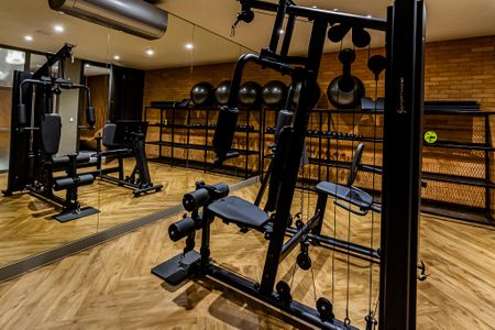 Studio à venda com 24m², 1 quarto e sem vaga Studio à venda com 24m², 1 quarto e sem vagaÁrea comum - Academia