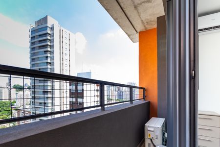 Studio para alugar com 27m², 1 quarto e sem vagaVaranda