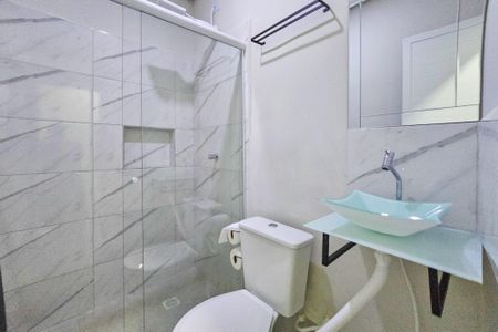 Studio para alugar com 36m², 1 quarto e sem vaga Studio para alugar com 36m², 1 quarto e sem vagaBanheiro