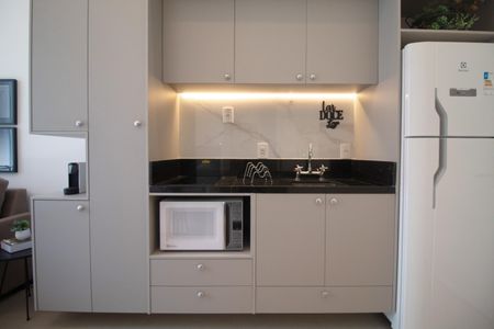 Studio para alugar com 28m², 1 quarto e sem vagaCozinha