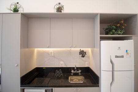 Studio para alugar com 28m², 1 quarto e sem vagaCozinha